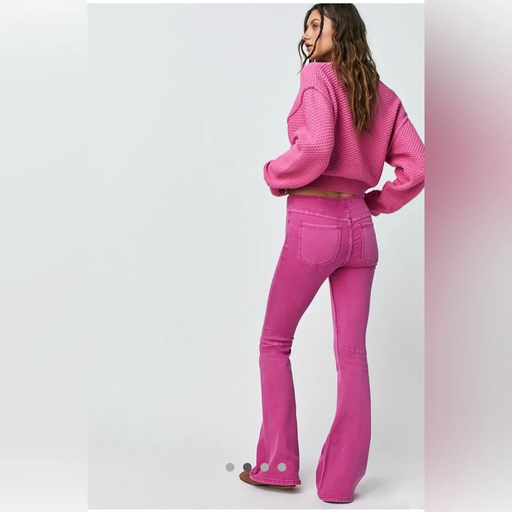 We The Free Penny Pull-On Flare Jeans - Picture 2 of 4